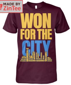 Won For The City Player Names Shirt3