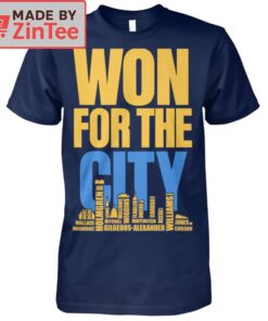 Won For The City Player Names Shirt4