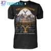 Yellowstone Dutton Ranch 07th Anniversary 2018 2025 Thank You For The Memories Signatures T Shirt