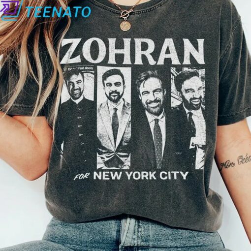 Zohran For New York City Vintage Shirt - Image 3