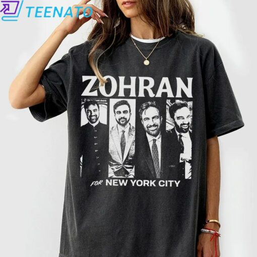Zohran For New York City Vintage Shirt - Image 4