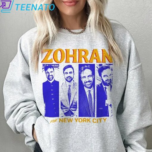 Zohran For New York City Vintage Shirt - Image 5