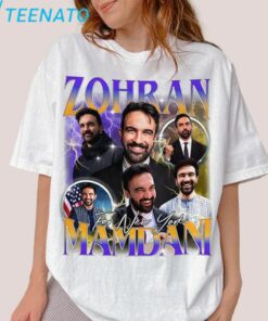 Zohran Mamdani Bootleg 90s Style Shirt