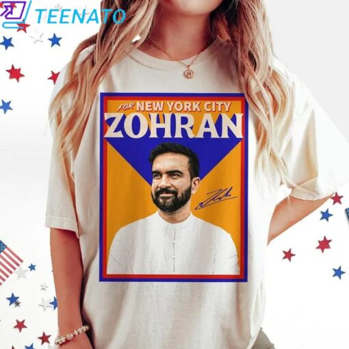 Zohran Mamdani For New York City Campaign Shirt - Image 4