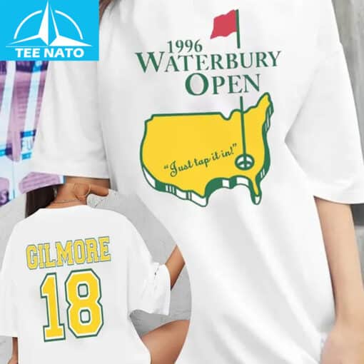 1996 Waterbury Open Gilmore 18 Happy Gilmore Movie Golf Shirt - Image 4