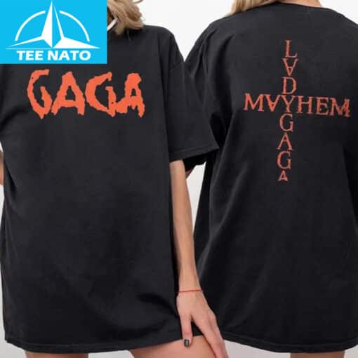 2 Sided Lady Gaga The Mayhem Shirt - Image 3