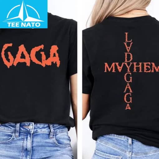 2 Sided Lady Gaga The Mayhem Shirt - Image 2