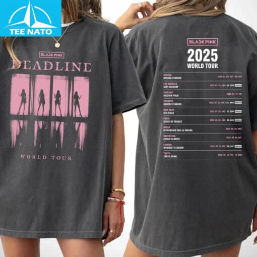 2025 Black Pink World Tour Shirt - Image 3