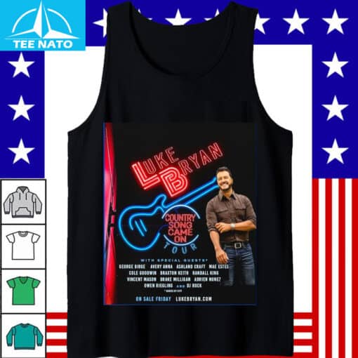 2025 Luke Bryan Country Song Came On Tour Shirt - Image 2