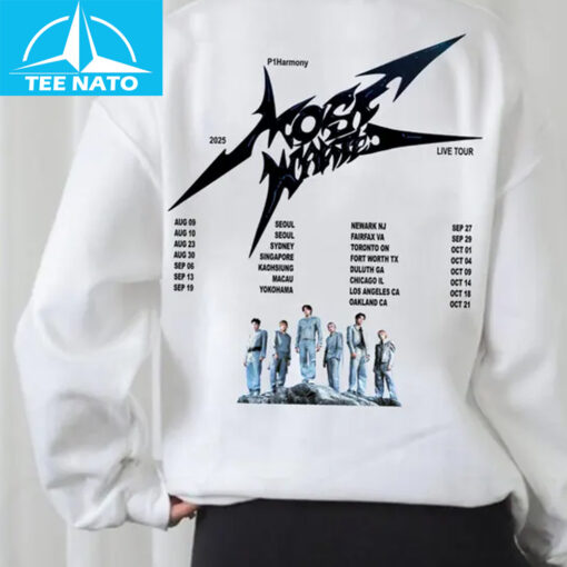 2025 P1Harmony LIVE TOUR P1ustage H Most Wanted Shirt - Image 3
