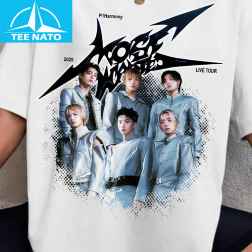 2025 P1Harmony LIVE TOUR P1ustage H Most Wanted Shirt - Image 4