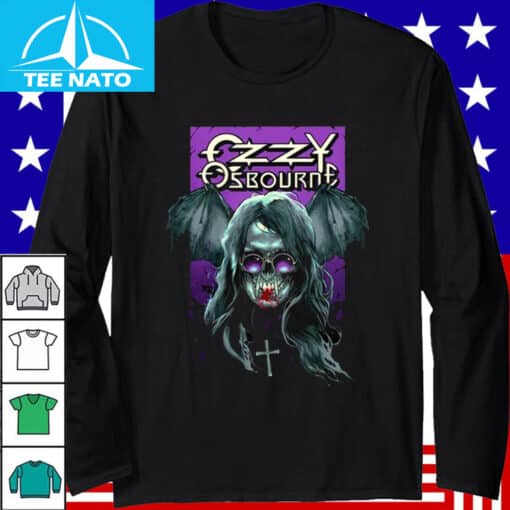 2025 Shirt Ozzy Osbourne Ozzy Bat Shirt - Image 3