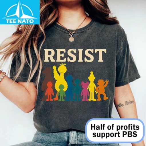 50% Profit Will Be Donate To PBS Foundation Save PBS Resist Shirt - Image 3