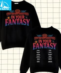 ATEEZ 2025 North America Tour In Your Fantasy Concert Shirt3