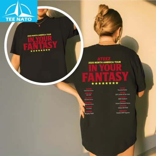 ATEEZ 2025 North America Tour Shirt - Image 2