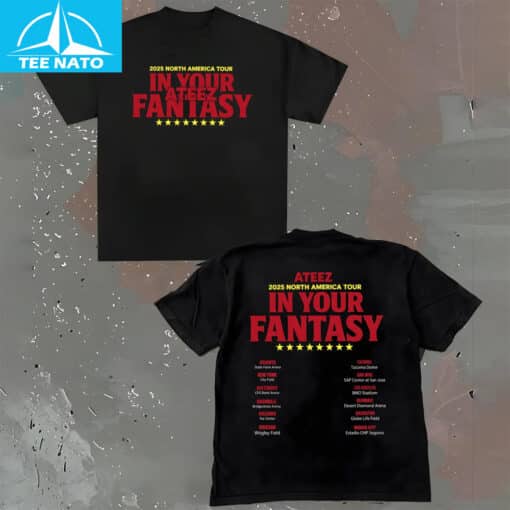 ATEEZ 2025 North America Tour Shirt - Image 3