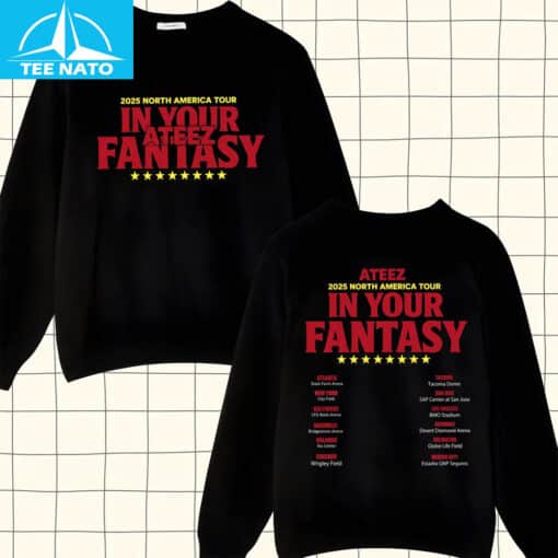 ATEEZ 2025 North America Tour Shirt - Image 4