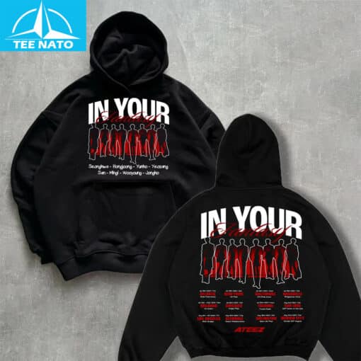 ATEEZ In Your Area Tour Dates Fan Shirt - Image 5