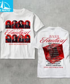ATEEZ In Your Fantasy 2025 Tour Shirt3