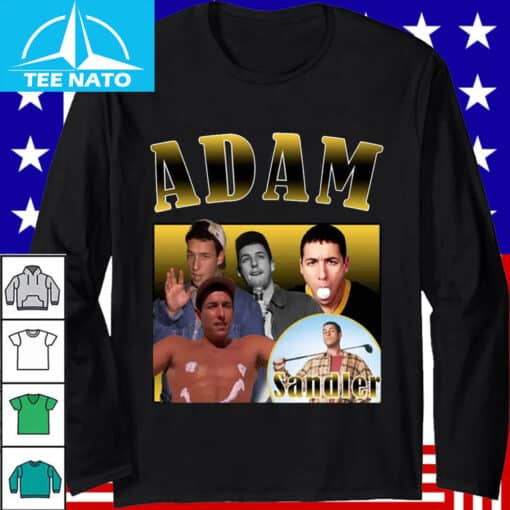 Adam Sandler Actor Movie Character Collage Shirt - Image 2