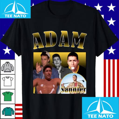 Adam Sandler Actor Movie Character Collage Shirt - Image 3