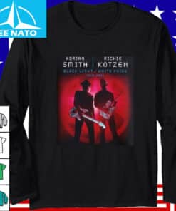 Adrian Smith Richie Kotzen Black Light White Noise Tour 2026 Shirt2