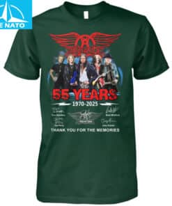Aerosmith 55 Years 1970 2025 Thank You For The Memories Shirt2