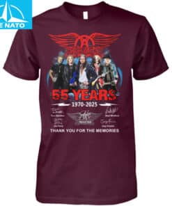Aerosmith 55 Years 1970 2025 Thank You For The Memories Shirt3