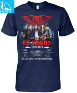 Aerosmith 55 Years 1970 2025 Thank You For The Memories Shirt4