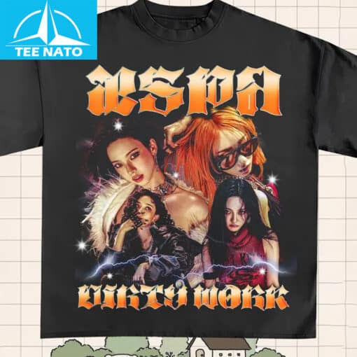 Aespa Dirty Work Shirt - Image 3