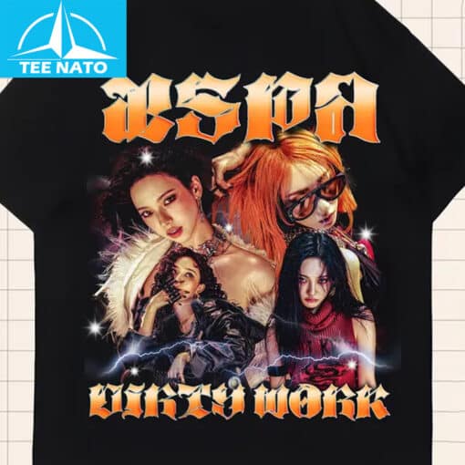 Aespa Dirty Work Shirt - Image 2