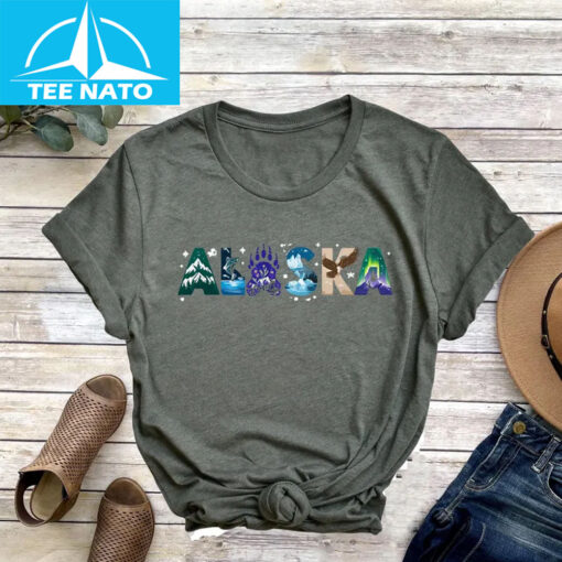 Alaska Nature and Wildlife Graphic Shirt - Image 2