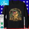 Alcatraz Est 2025 Alligator Barbed Wire Shirt 2