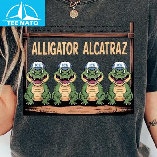 Alcatraz Gator ICE Enforcement Shirt - Image 4