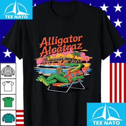 Alligator Alcatraz Beach Vacation Shirt - Image 3