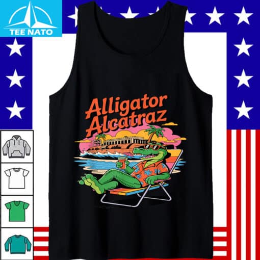 Alligator Alcatraz Beach Vacation Shirt - Image 2