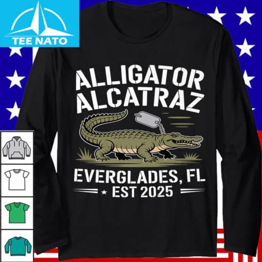Alligator Alcatraz Everglades FL 2025 Shirt - Image 4