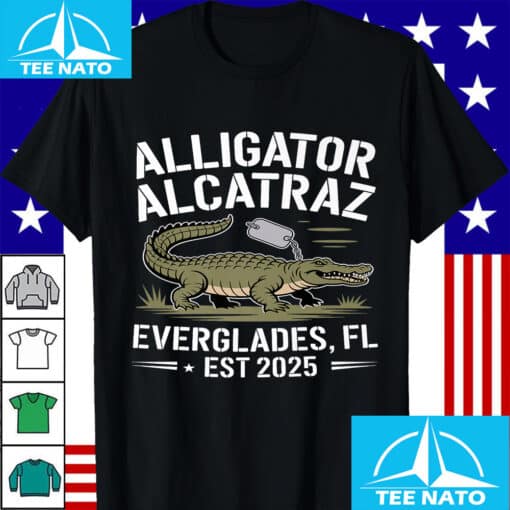 Alligator Alcatraz Everglades FL 2025 Shirt - Image 3