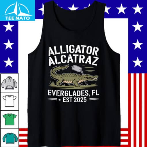 Alligator Alcatraz Everglades FL 2025 Shirt - Image 2