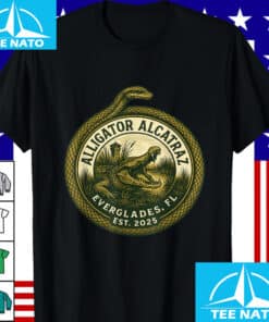 Alligator Alcatraz Everglades FL Est 2025 Snake Circle Shirt