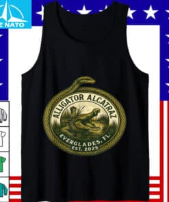 Alligator Alcatraz Everglades FL Est 2025 Snake Circle Shirt 4