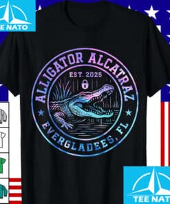 Alligator Alcatraz Everglades FL Est. 2025 Neon Shirt