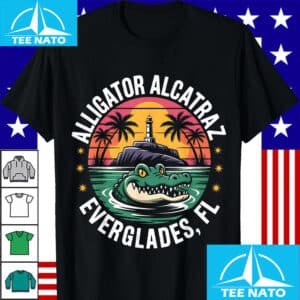 Alligator Alcatraz Everglades FL Lighthouse Shirt