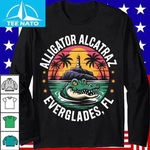 Alligator Alcatraz Everglades FL Lighthouse Shirt - Image 3