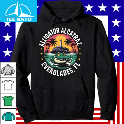 Alligator Alcatraz Everglades FL Lighthouse Shirt - Image 4