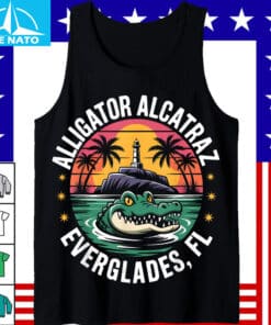 Alligator Alcatraz Everglades FL Lighthouse Shirt4