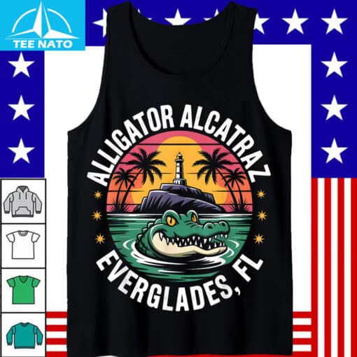 Alligator Alcatraz Everglades FL Lighthouse Shirt - Image 5