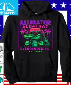 Alligator Alcatraz Everglades FL Retro Neon Shirt