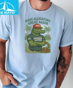 Alligator Alcatraz Everglades Florida Parody Shirt 3