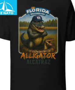 Alligator Alcatraz Florida Alligator ICE Patrol Shirt2